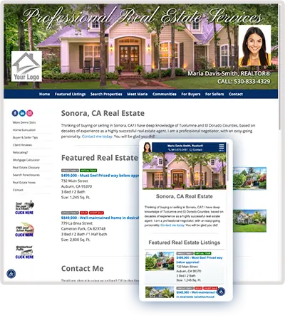 AgentWebsite + Free IDX website thumbnail