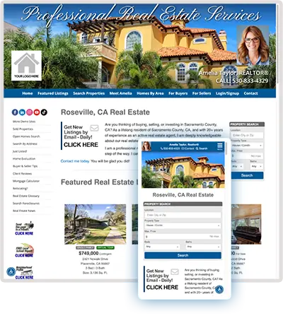 AgentWebsite + Pro IDX website thumbnail